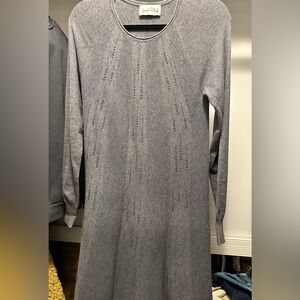 Soft Knit A-Line Sweater Dress – Super Flattering A-Frame Silhouette.